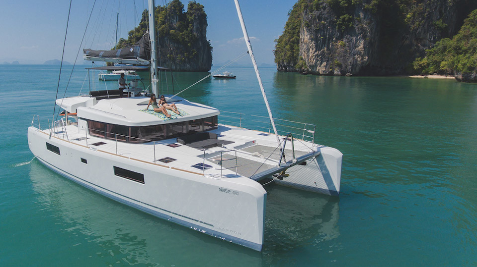 Catamaran Rental Phuket Lagoon 52f For Charter Boat In The Bay