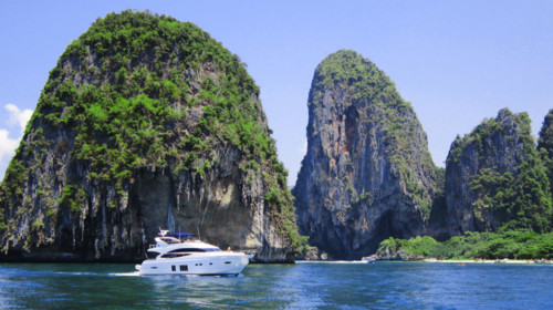 Krabi Private Yacht Charter Destinations Boat In The Bay