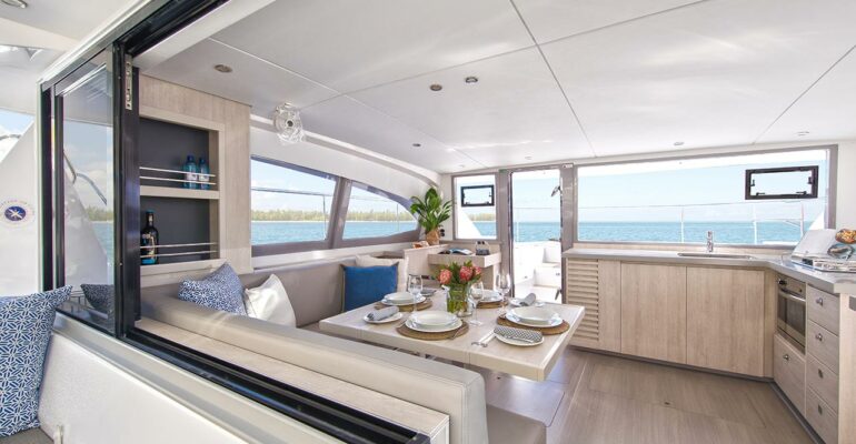 Catamaran Charter Phuket: saloon