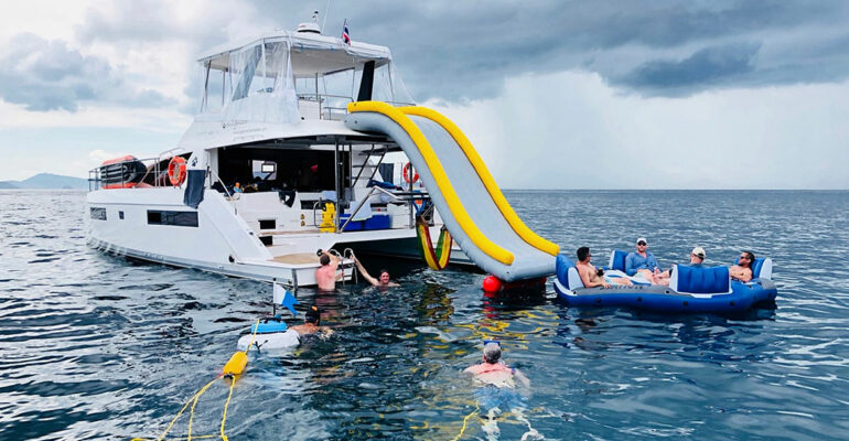Catamaran Charter Phuket: water toys