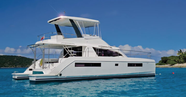 Catamaran Charter Phuket: on anchor