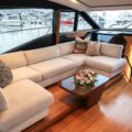 Private Yacht Charter Phuket: Princess S65 saloon