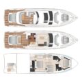 Private Yacht Charter Phuket: Princess S65 layout