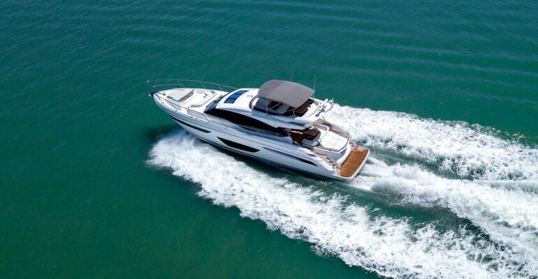 Private Yacht Charter Phuket: Princess S65 KATI aerial