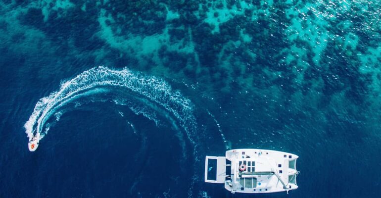 Lagoon 421 Rental Phuket: aerial view