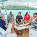 Leopard Catamaran Charter Phuket: flybridge seating