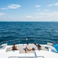 Leopard Catamaran Charter Phuket: bow seating