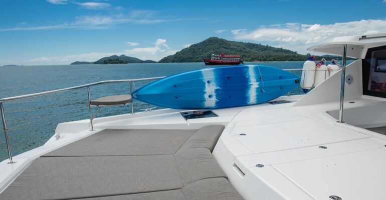 Leopard 51 Catamaran Charter Phuket: bow