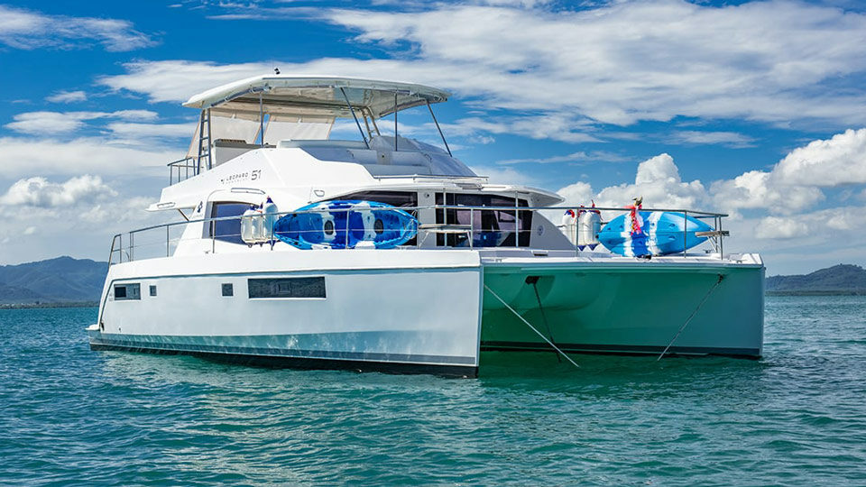 leopard catamaran charter