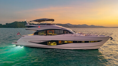 Princess S72 KATI S: private yacht charter Phuket