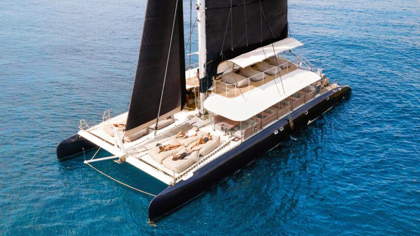 Party Catamaran Phuket: aerial view